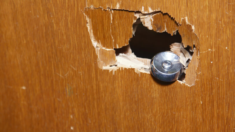 How To Fix A Hole In A Door