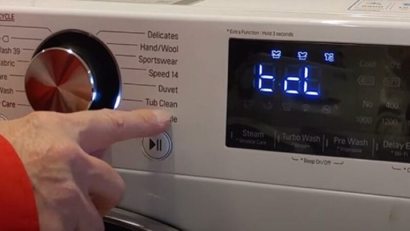 How To Use LG Washer Tub Clean Cycle?