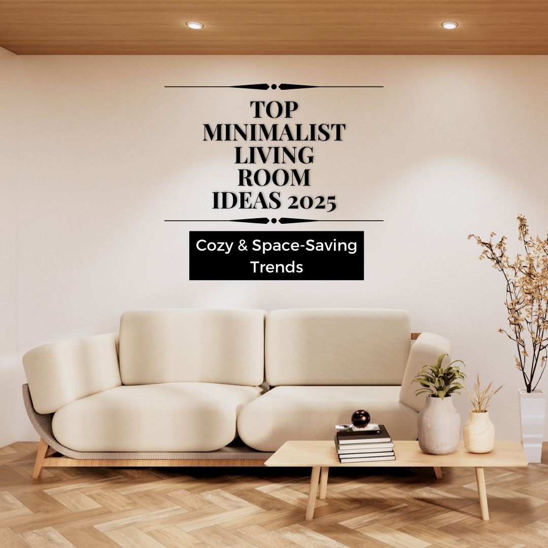 Top Minimalist Living Room Ideas 2025 – Cozy & Space-Saving Trends