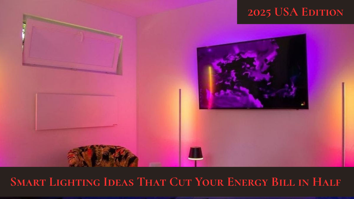 Smart Lighting Ideas That Cut Your Energy Bill in Half – 2025 USA Edition