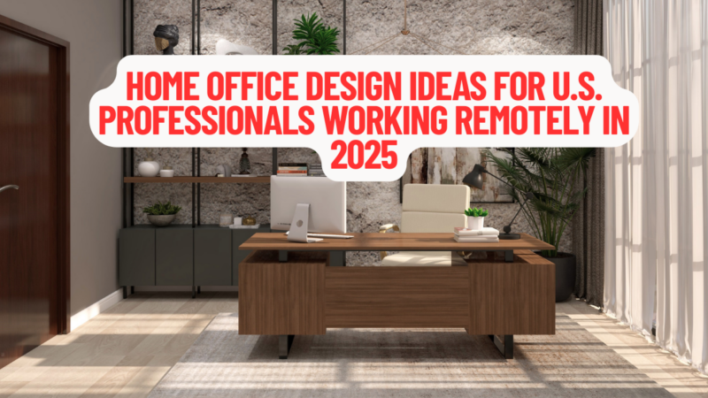Home Office Design Ideas for U.S. Professionals Working Remotely in 2025