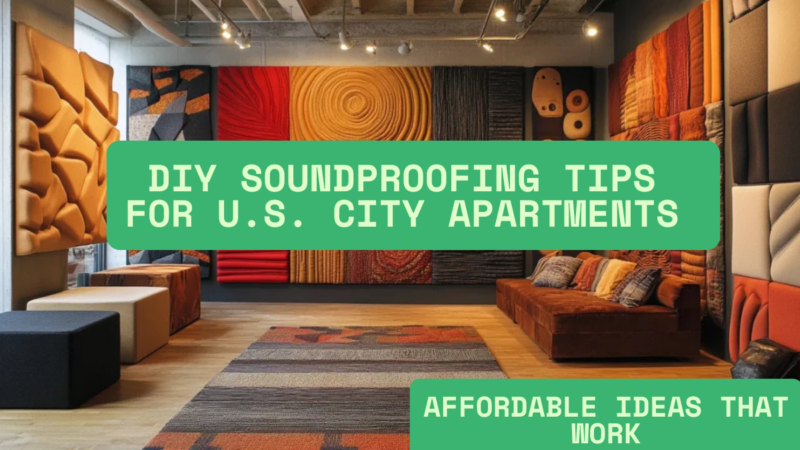 DIY Soundproofing Tips for U.S. City Apartments – Affordable Ideas That Work