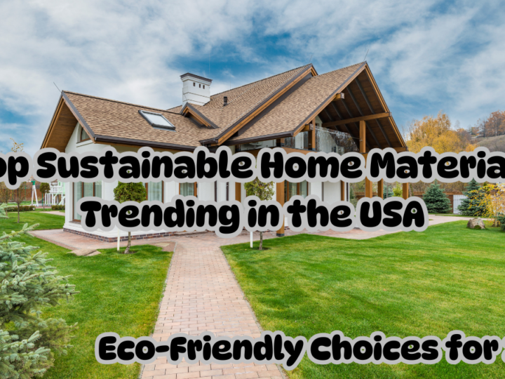 Top Sustainable Home Materials Trending in the USA: Eco-Friendly Choices for 2025