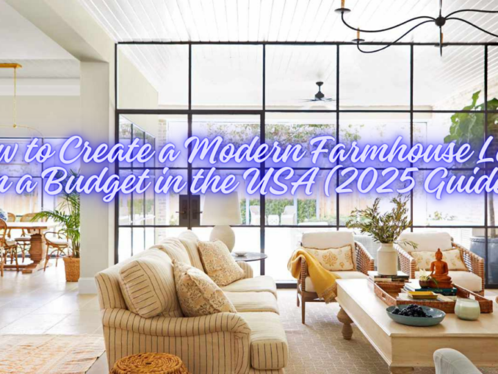 How to Create a Modern Farmhouse Look on a Budget in the USA (2025 Guide)