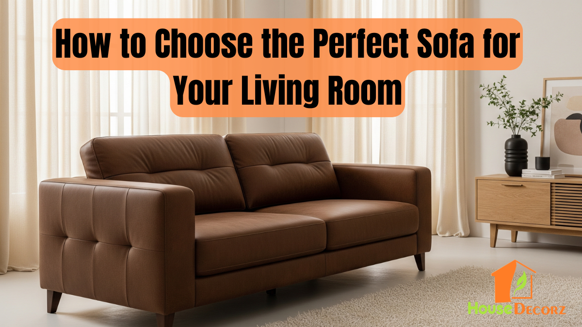 How to Choose the Perfect Sofa for Your Living Room