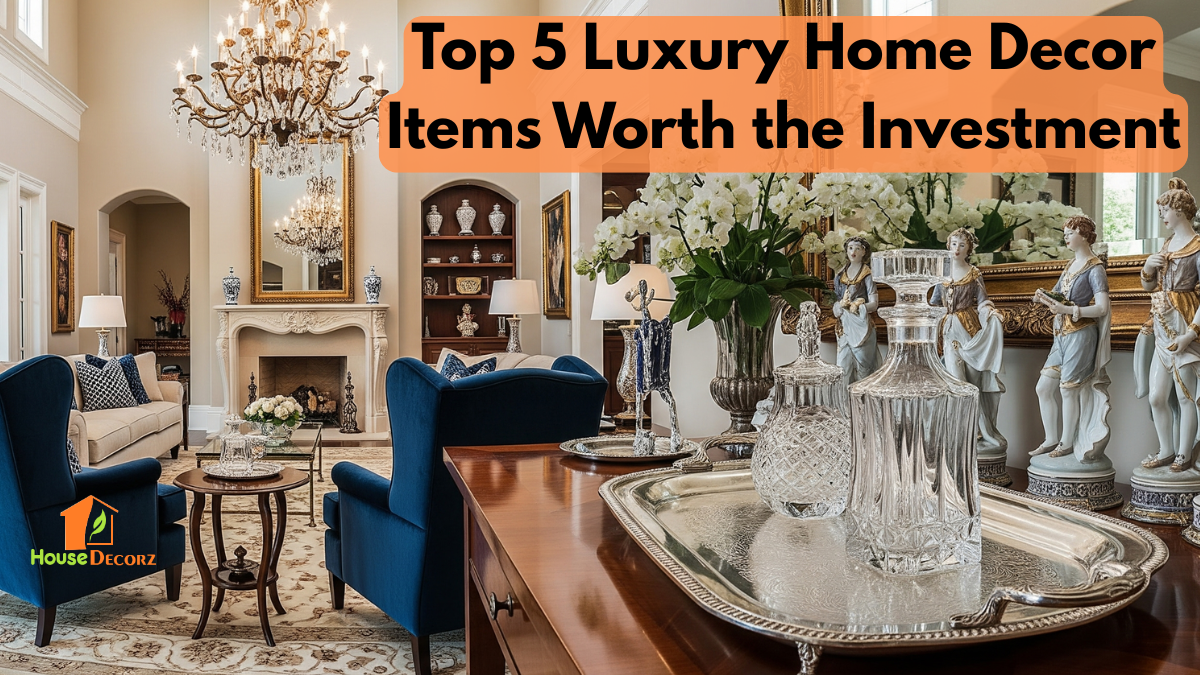 Top 5 Luxury Home Decor Items Worth the Investment