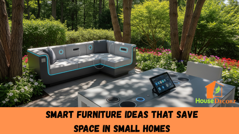 Smart Furniture Ideas That Save Space in Small Homes