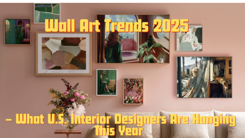 Wall Art Trends 2025 – What U.S. Interior Designers Are Hanging This Year