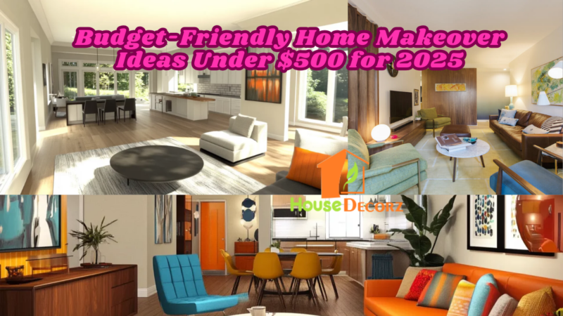 Budget-Friendly Home Makeover Ideas Under $500 for 2025