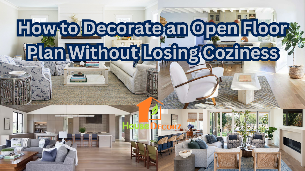 How to Decorate an Open Floor Plan Without Losing Coziness