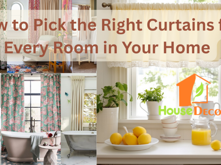 How to Pick the Right Curtains for Every Room in Your Home