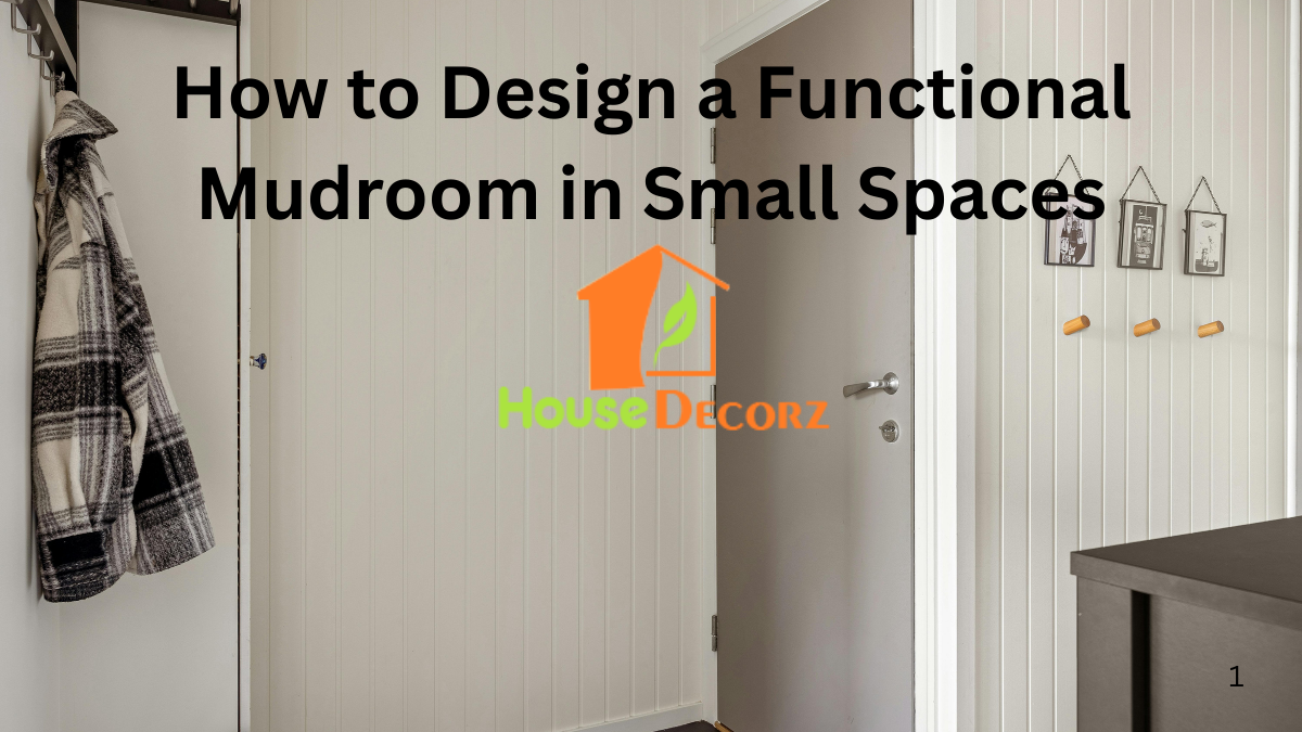How to Design a Functional Mudroom in Small Spaces