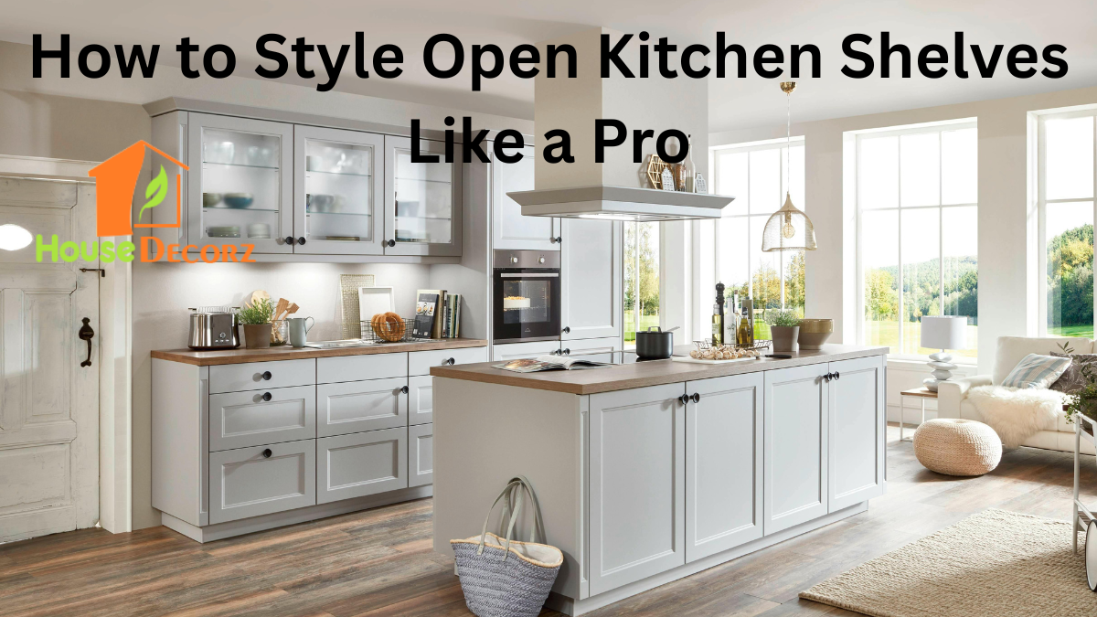 How to Style Open Kitchen Shelves Like a Pro