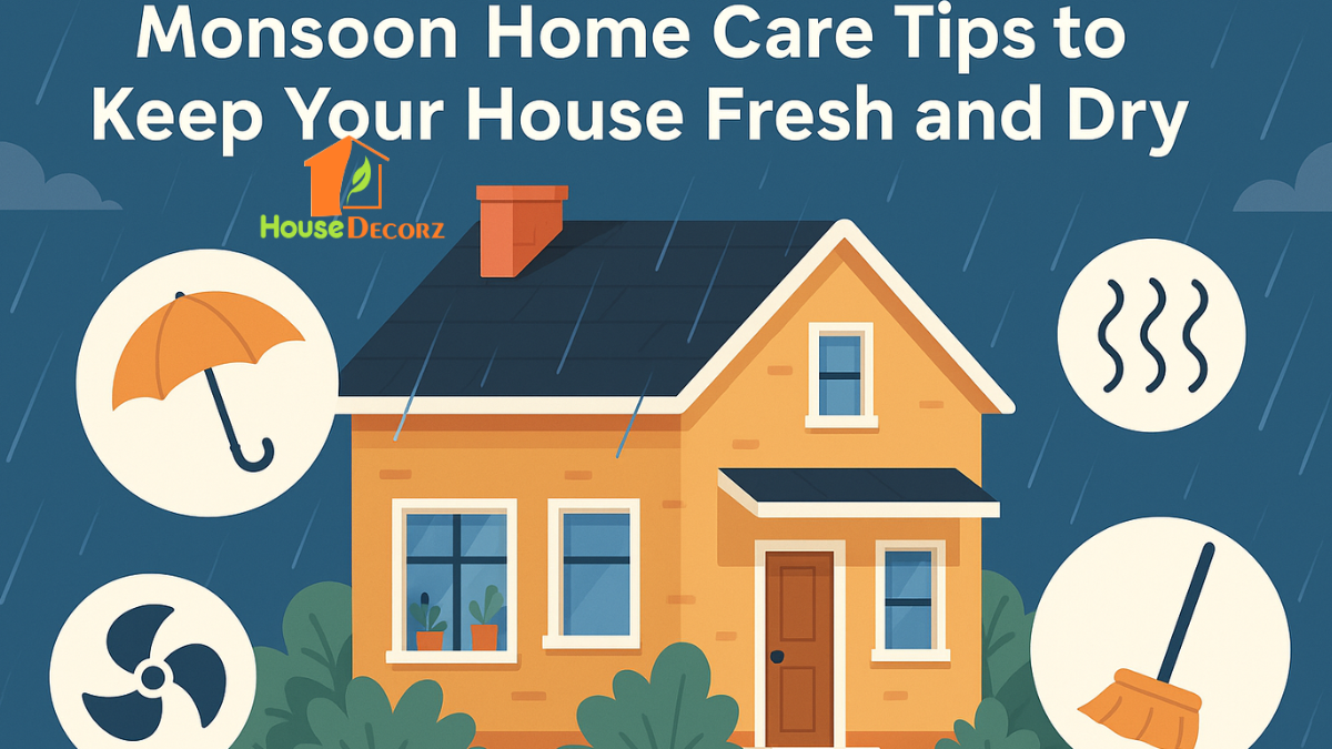 Monsoon Home Care Tips to Keep Your House Fresh and Dry