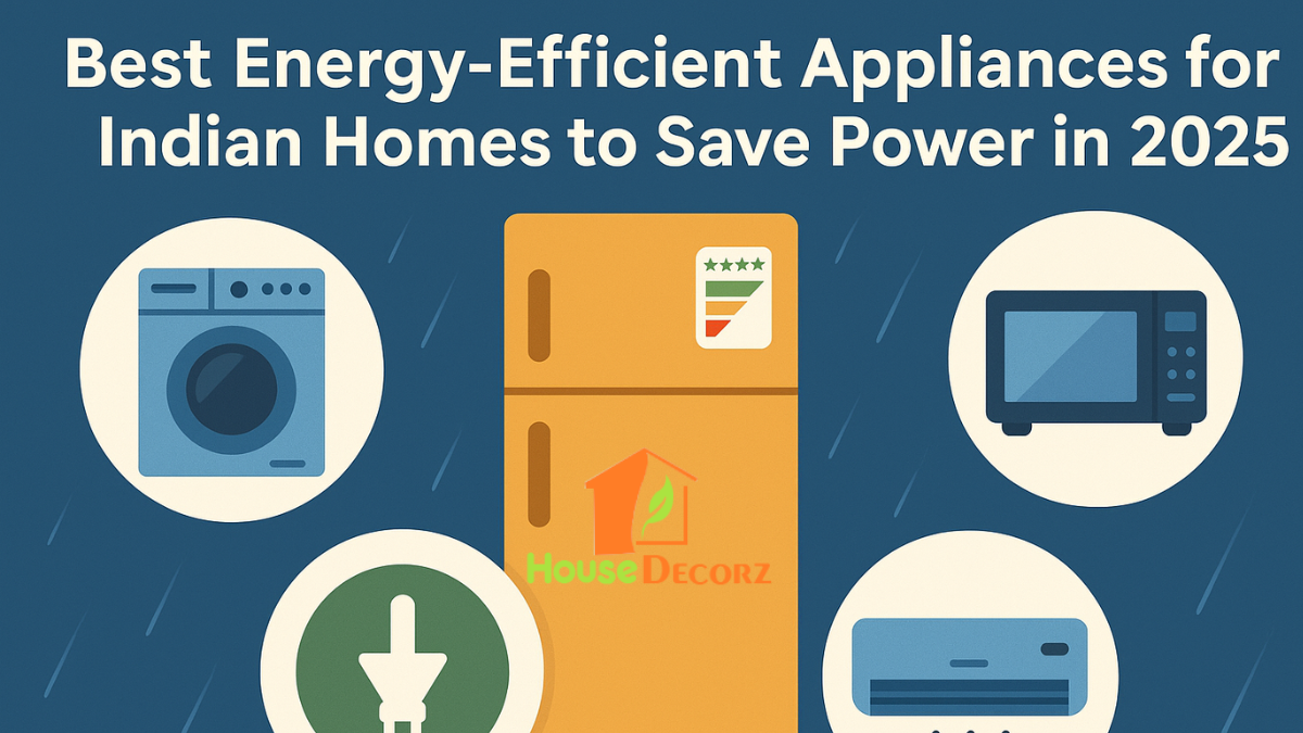 Best Energy-Efficient Appliances for Indian Homes to Save Power in 2025