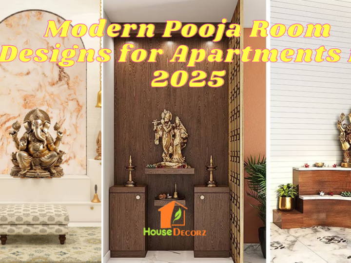 Modern Pooja Room Designs for Apartments in 2025