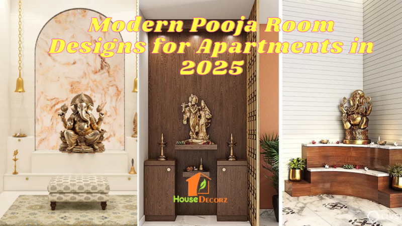 Modern Pooja Room Designs for Apartments in 2025
