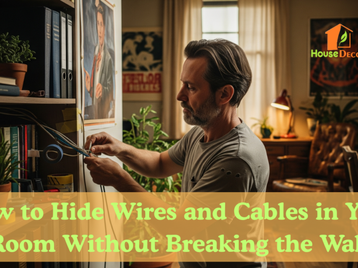 How to Hide Wires and Cables in Your Room Without Breaking the Wall