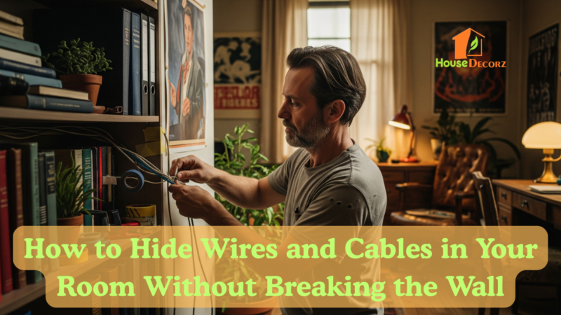 How to Hide Wires and Cables in Your Room Without Breaking the Wall