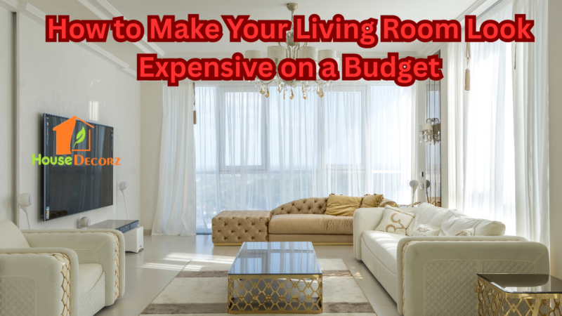 How to Make Your Living Room Look Expensive on a Budget