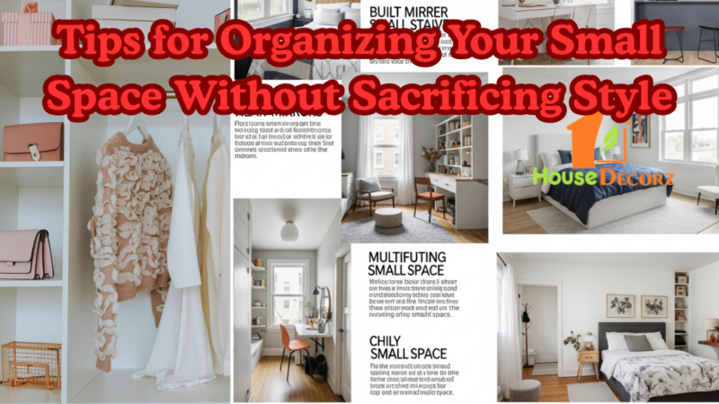 Tips for Organizing Your Small Space Without Sacrificing Style