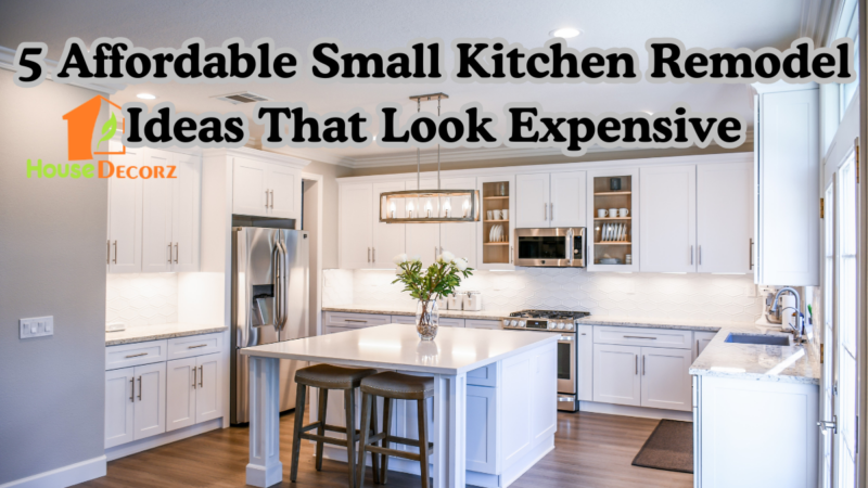 5 Affordable Small Kitchen Remodel Ideas That Look Expensive