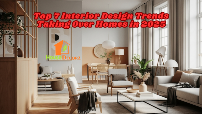 Top 7 Interior Design Trends Taking Over Homes in 2025