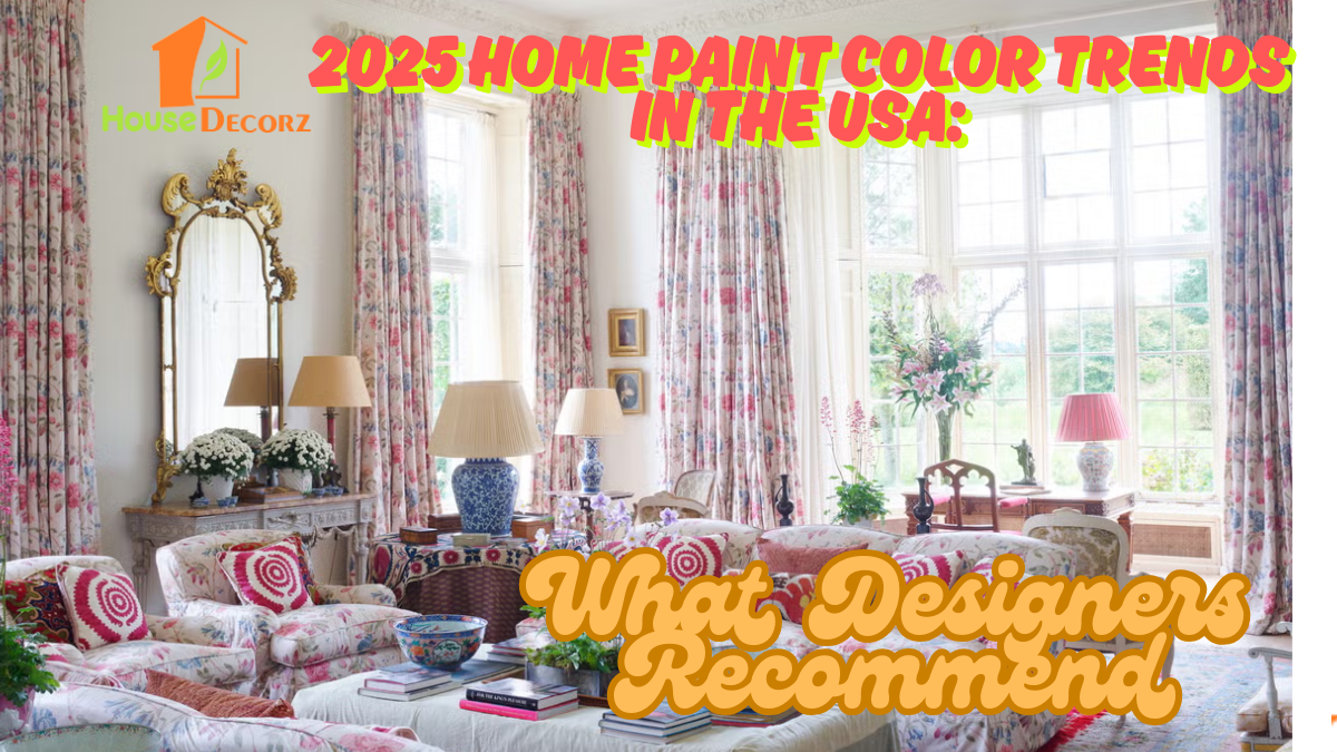 2025 Home Paint Color Trends in the USA: What Designers Recommend