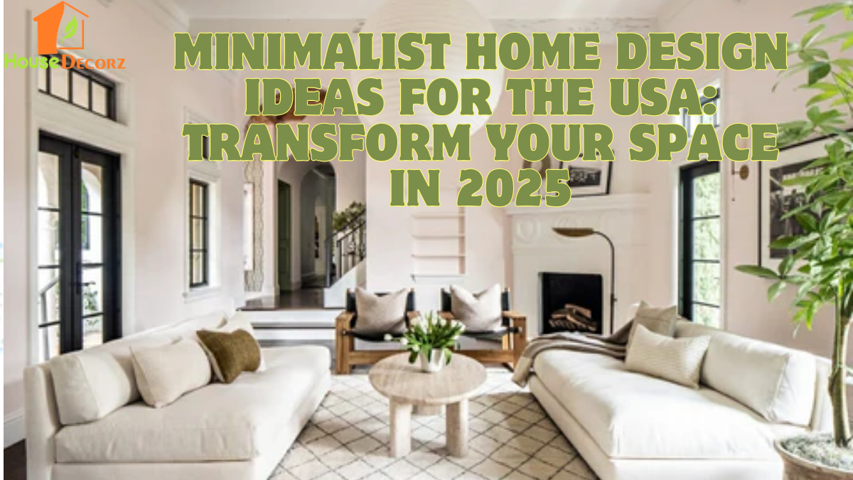 Minimalist Home Design Ideas for the USA: Transform Your Space in 2025
