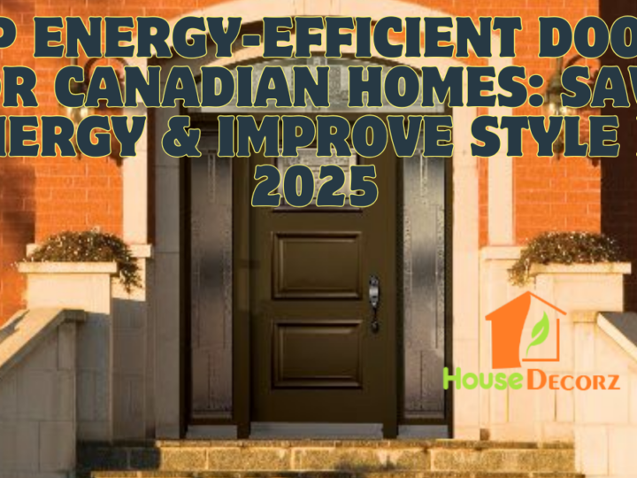 Top Energy-Efficient Doors for Canadian Homes: Save Energy & Improve Style in 2025