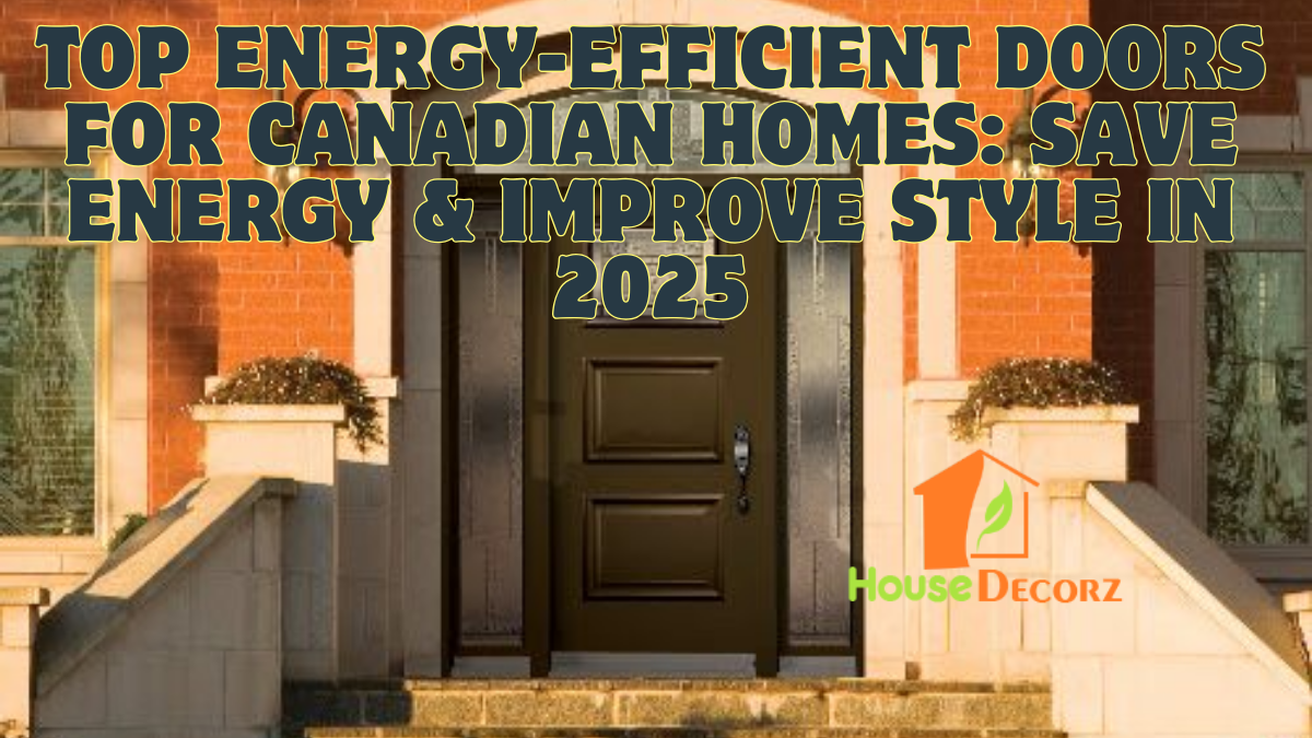 Top Energy-Efficient Doors for Canadian Homes: Save Energy & Improve Style in 2025