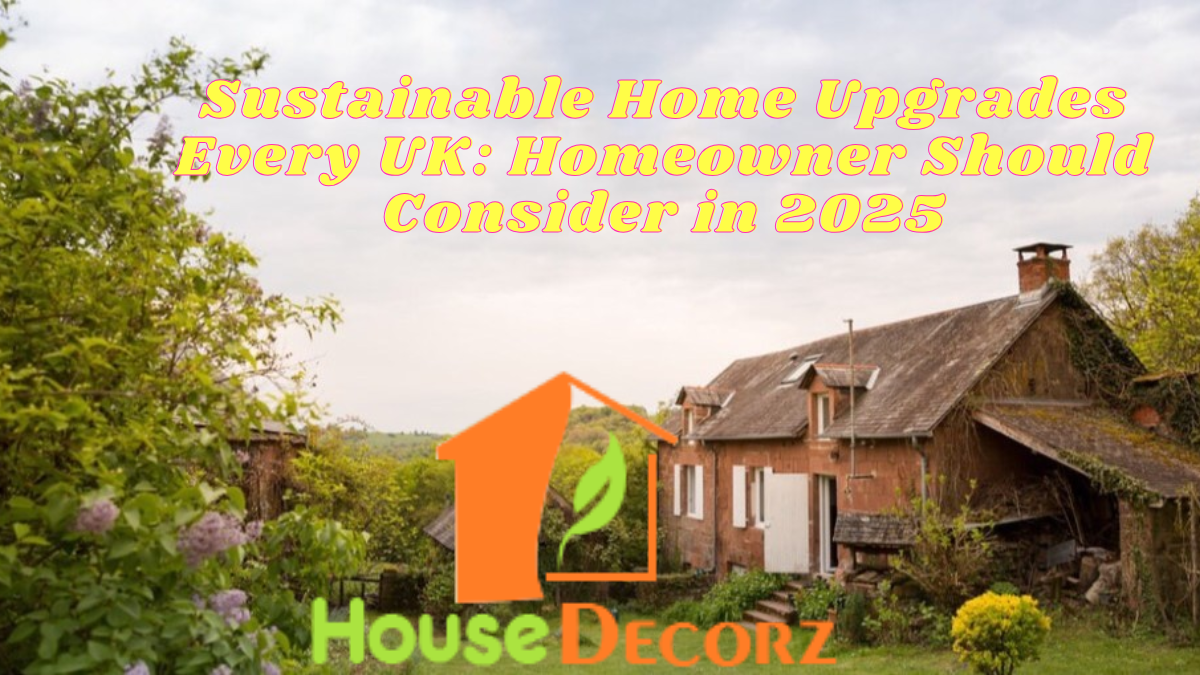 Sustainable Home Upgrades Every UK: Homeowner Should Consider in 2025