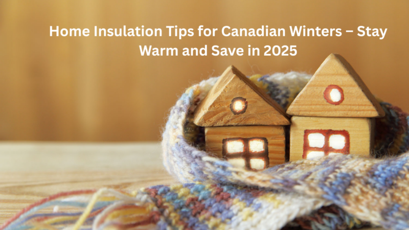 Home Insulation Tips for Canadian Winters – Stay Warm and Save in 2025