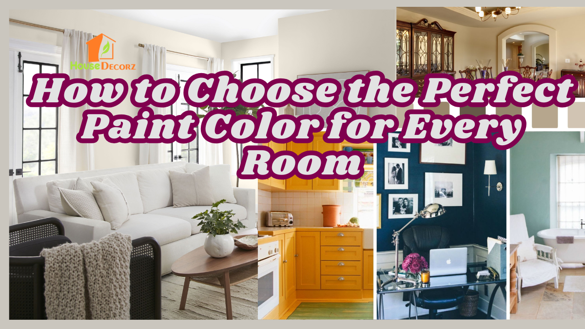 How to Choose the Perfect Paint Color for Every Room