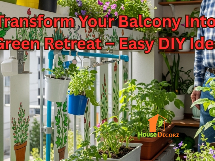Transform Your Balcony Into a Green Retreat – Easy DIY Ideas
