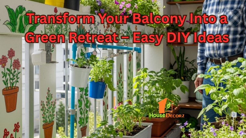 Transform Your Balcony Into a Green Retreat – Easy DIY Ideas