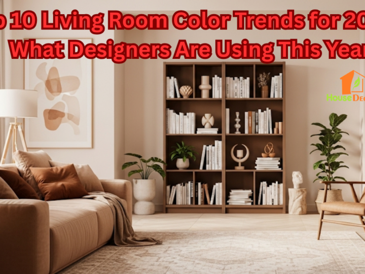Top 10 Living Room Color Trends for 2025 – What Designers Are Using This Year