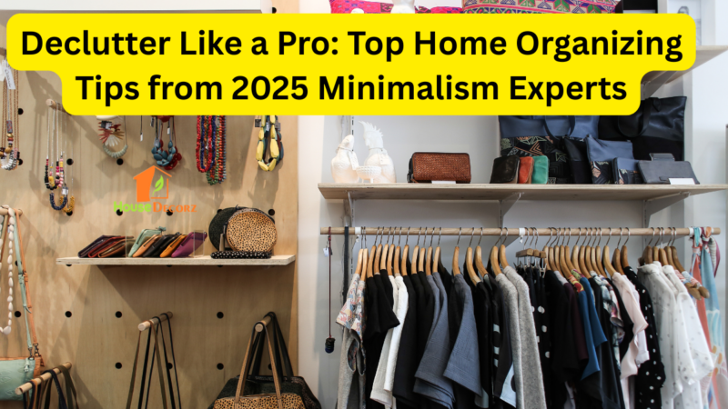 Declutter Like a Pro: Top Home Organizing Tips from 2025 Minimalism Experts