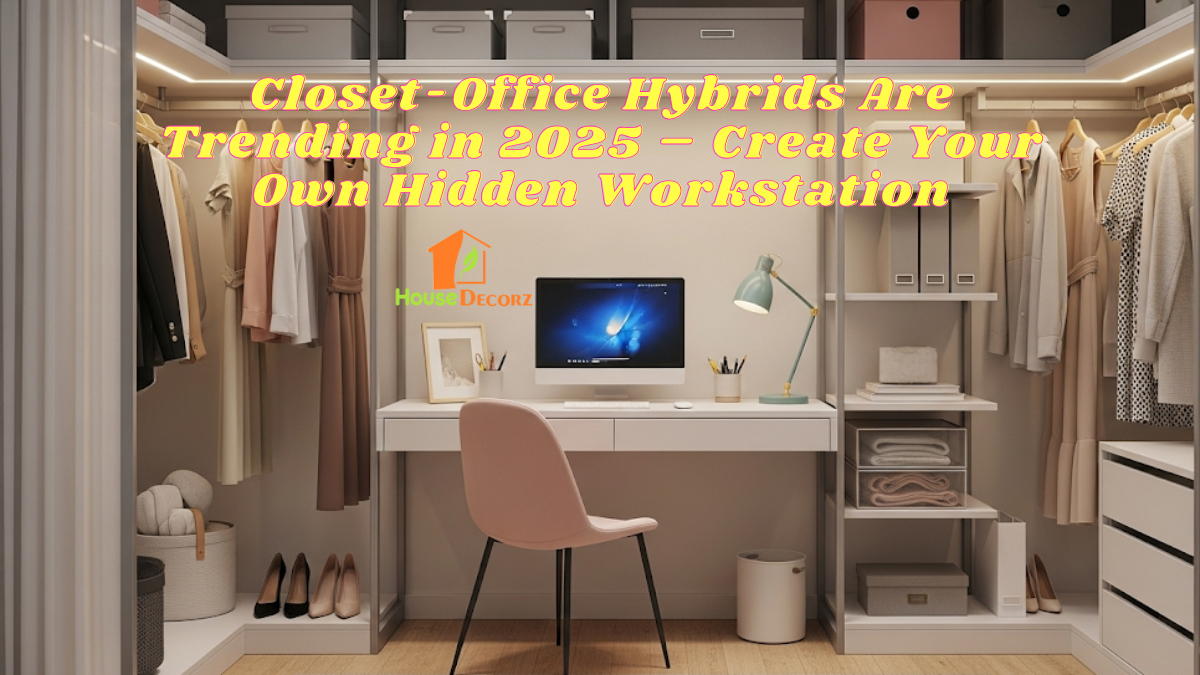 Closet-Office Hybrids Are Trending in 2025 – Create Your Own Hidden Workstation