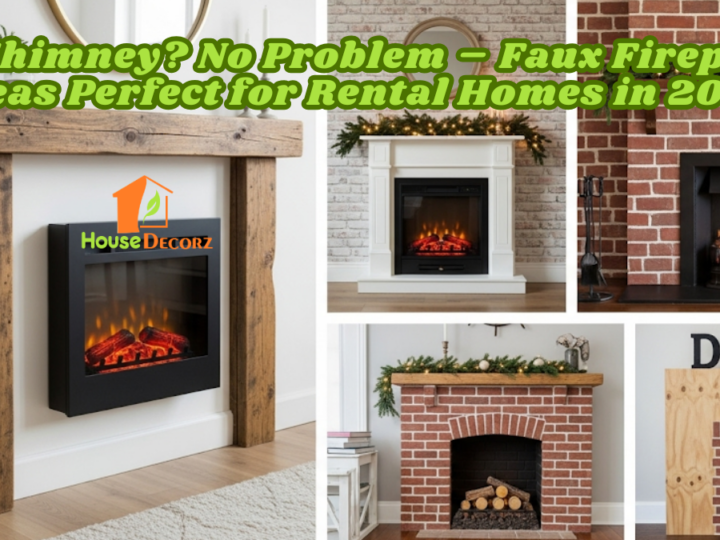 No Chimney? No Problem – Faux Fireplace Ideas Perfect for Rental Homes in 2025