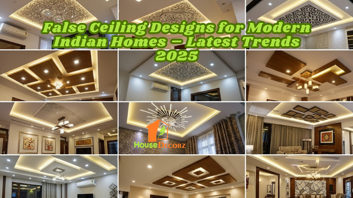 False Ceiling Designs for Modern Indian Homes – Latest Trends 2025