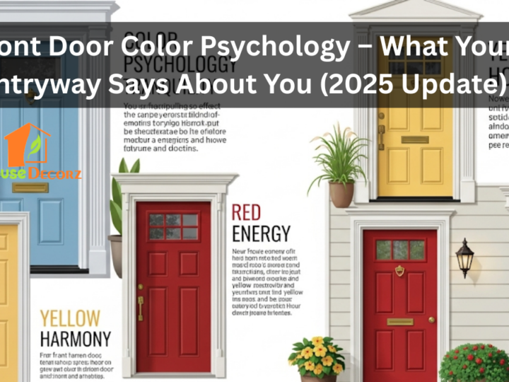 Front Door Color Psychology – What Your Entryway Says About You (2025 Update)