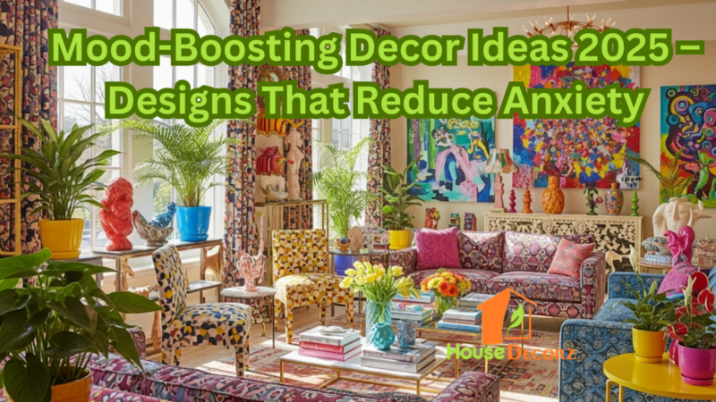 Mood-Boosting Decor Ideas 2025 – Designs That Reduce Anxiety
